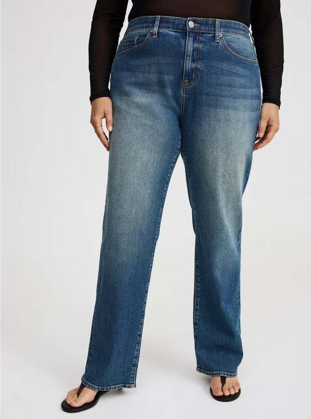 Torrid Baggy High-Rise Straight Jean 14R NWT Diamondback 44135364